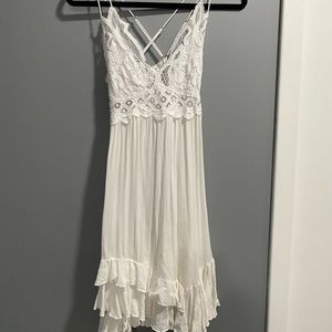 FREE PEOPLE white dress